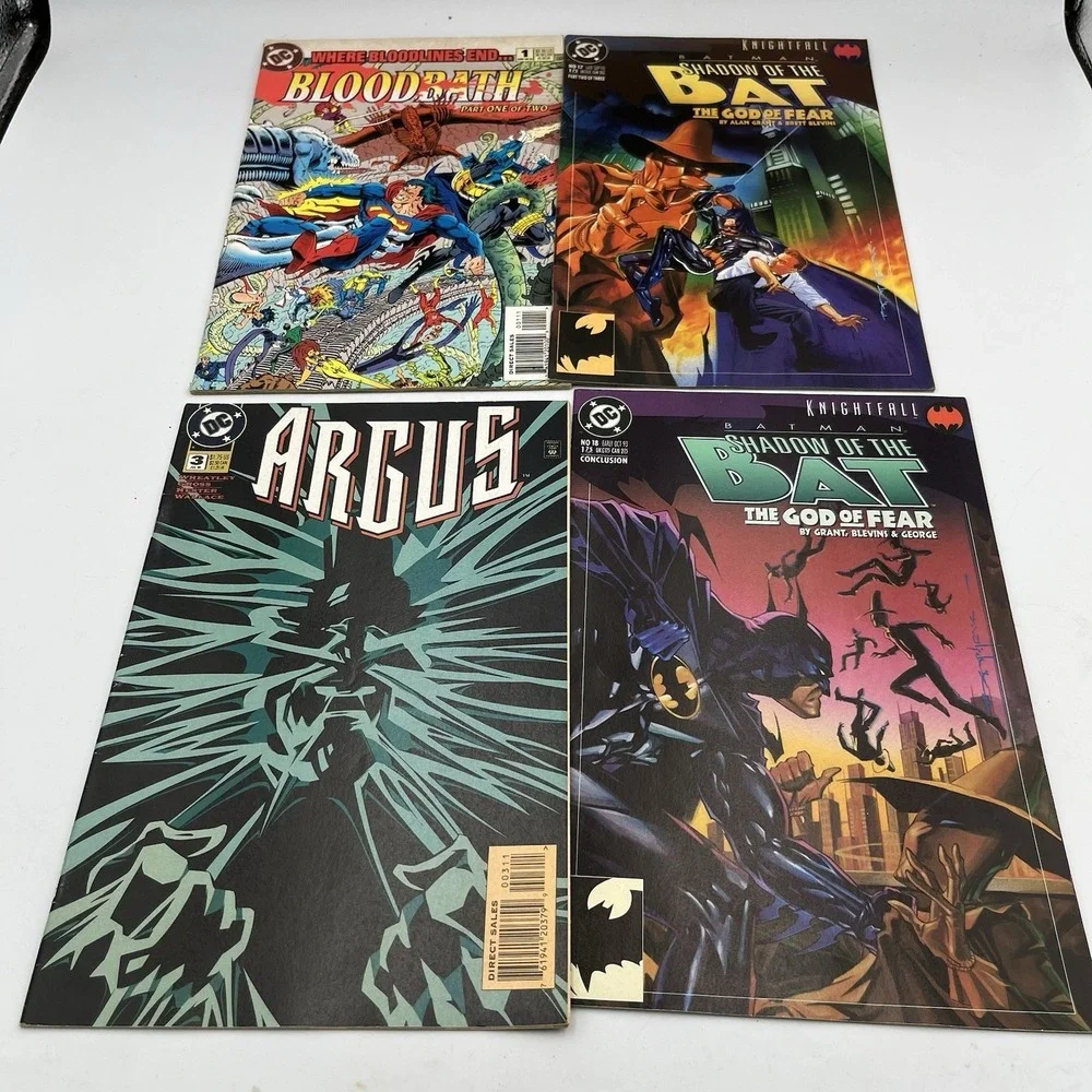 Lot of 32 90's Comic Books Arsenal Bloodlines Excalibur Anarky & MORE! DC/Marvel